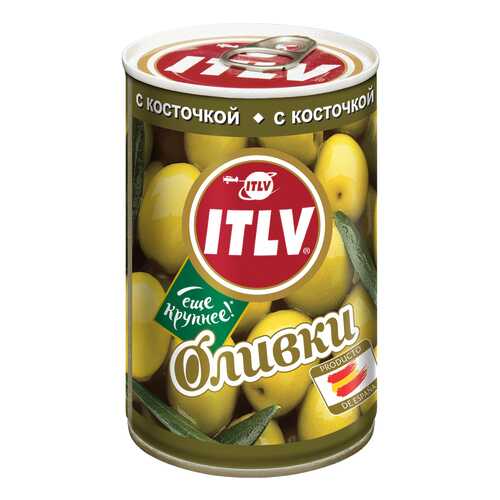 Оливки ITLV с косточкой 300 г в Мария-Ра