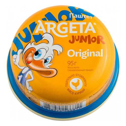 Паштет Argeta junior original куриный 95 г в Мария-Ра