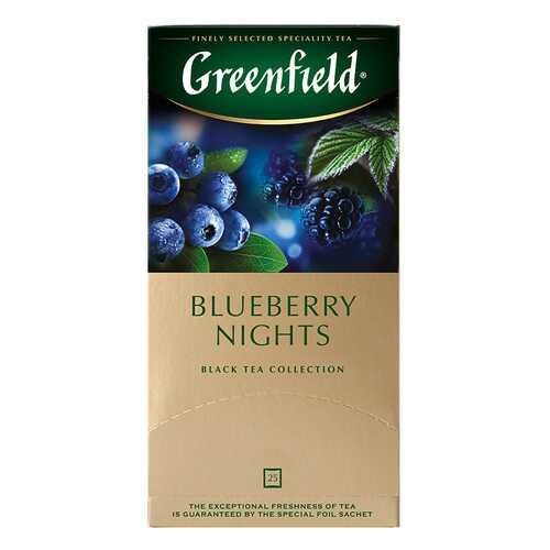 Чай черный Greenfield Blueberry Nights 25 пакетиков в Мария-Ра